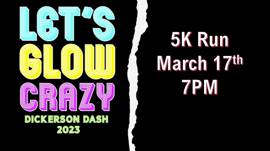 Let's Glow Crazy Fun Run March 17th 7PM