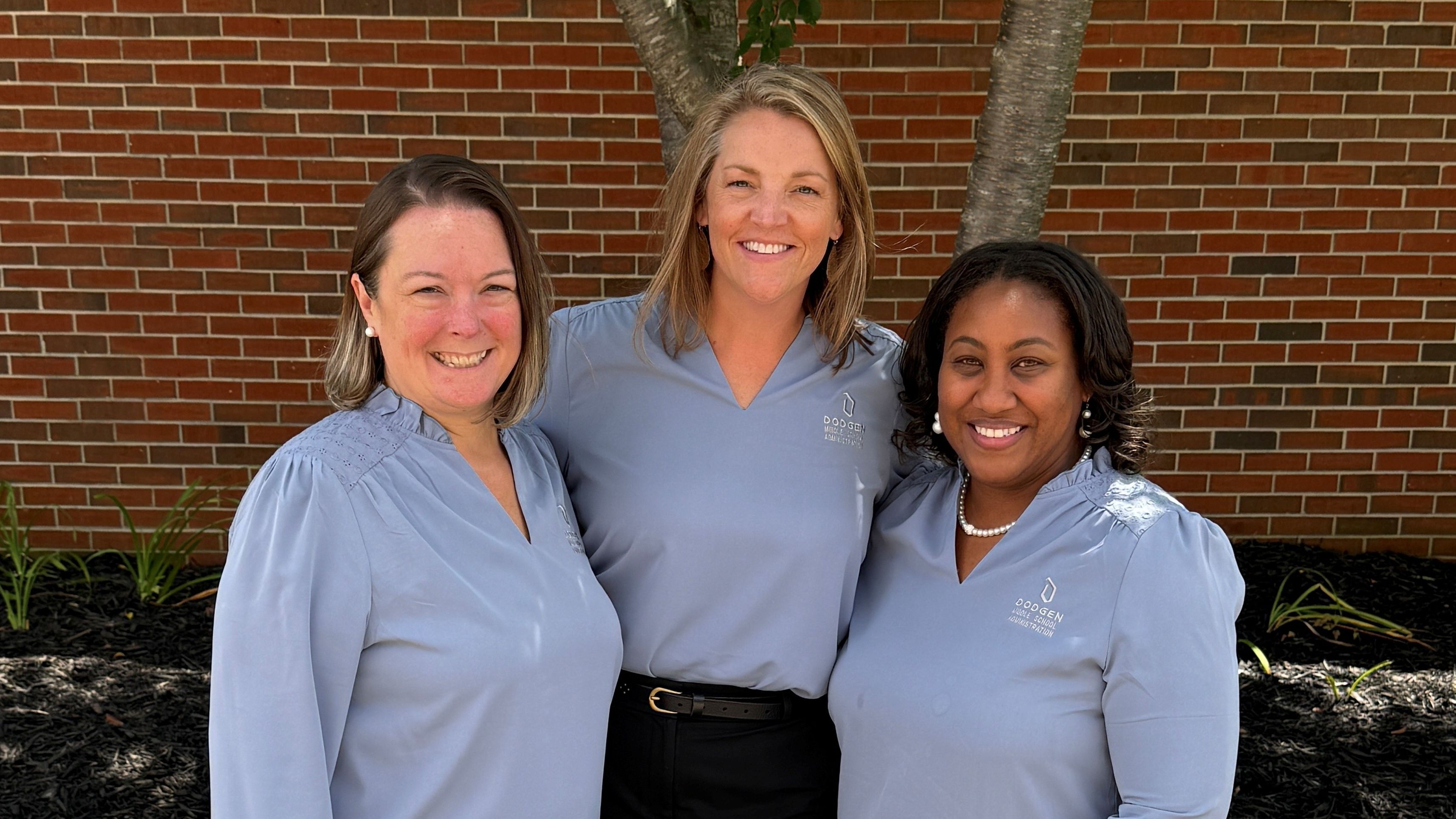 L-R: Dr. Lowery, Dr. Alford, Mrs. Hannibal