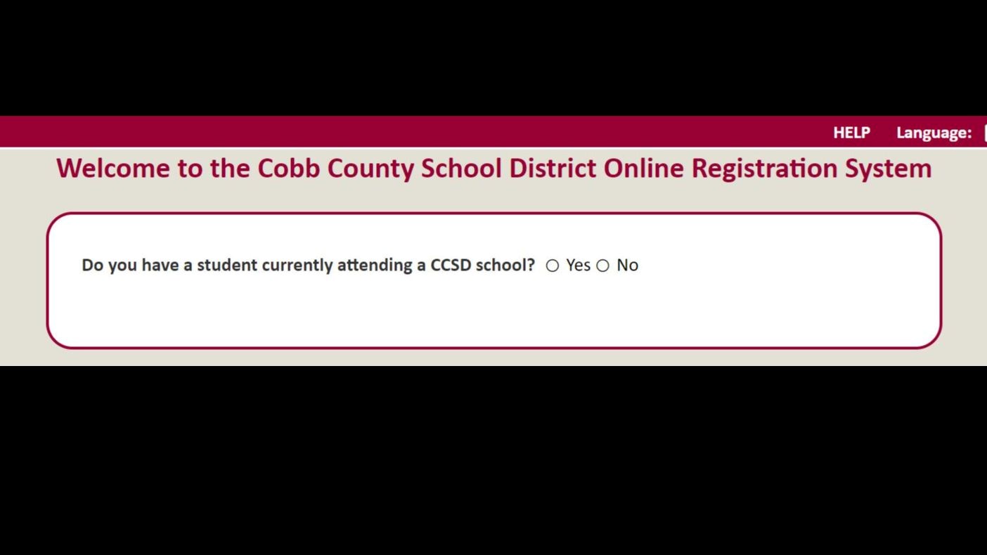 CCSD Online Registration System