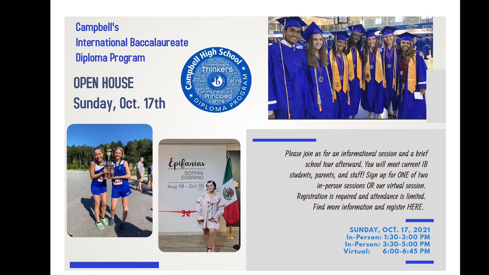 IB open house flier