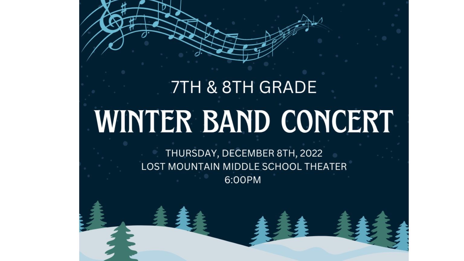 Winter Band concert