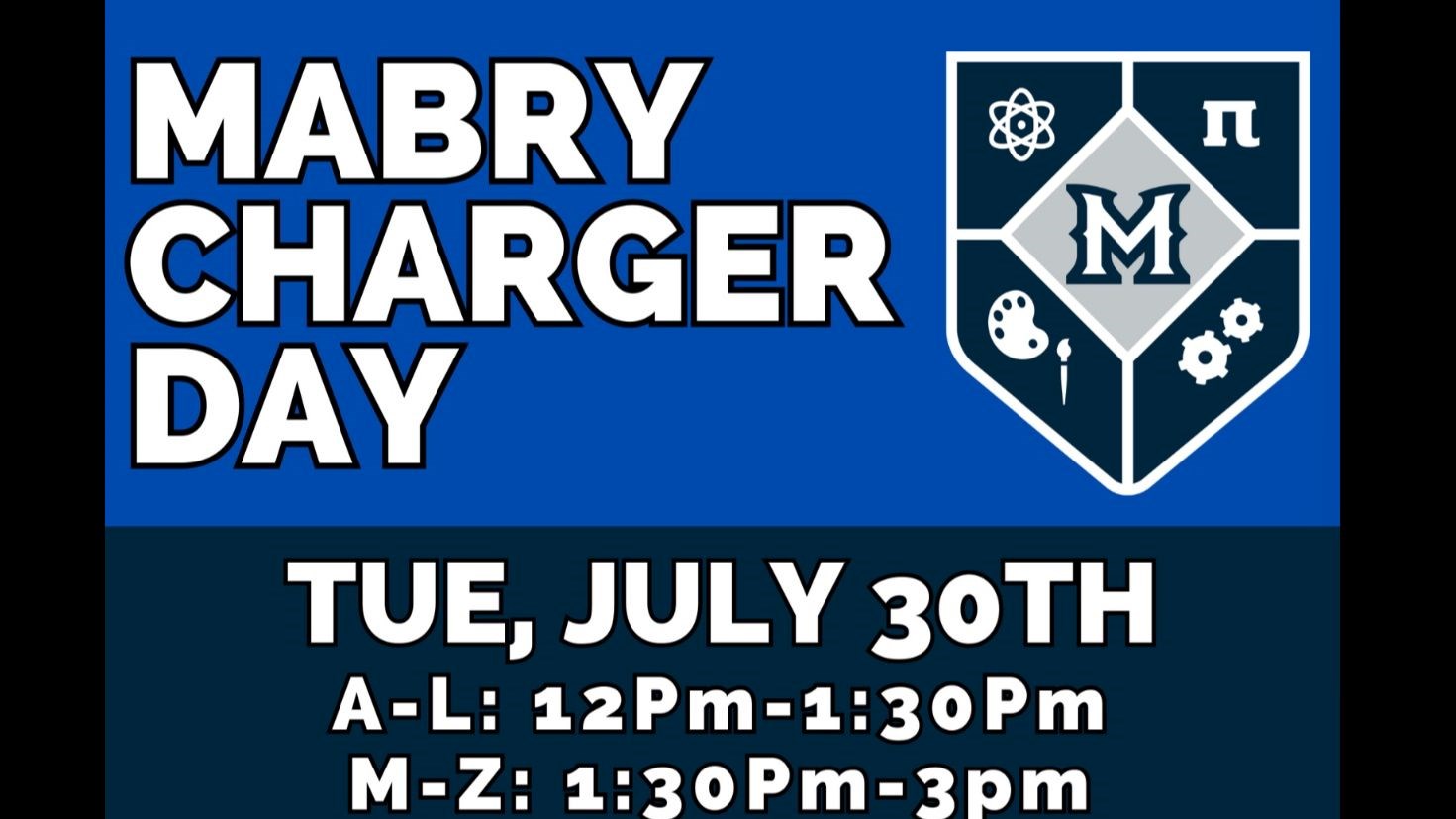 Charger Day is on July 30th from 12pm-3pm