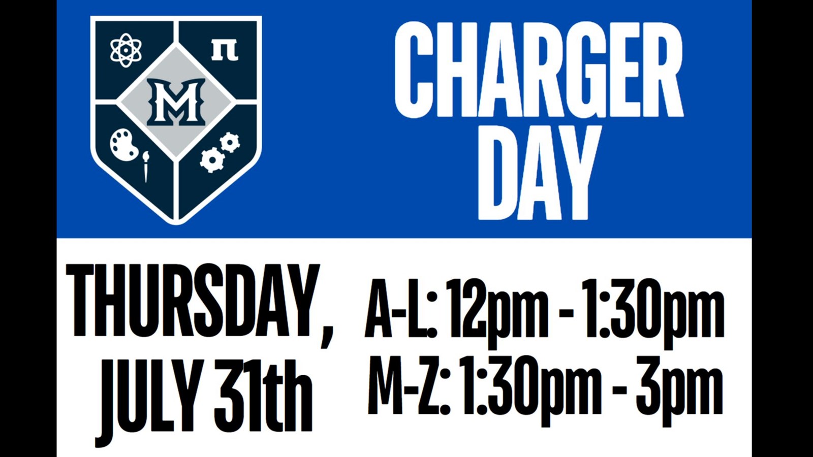 Mabry Charger Day July 31 2025 12pm-3pm