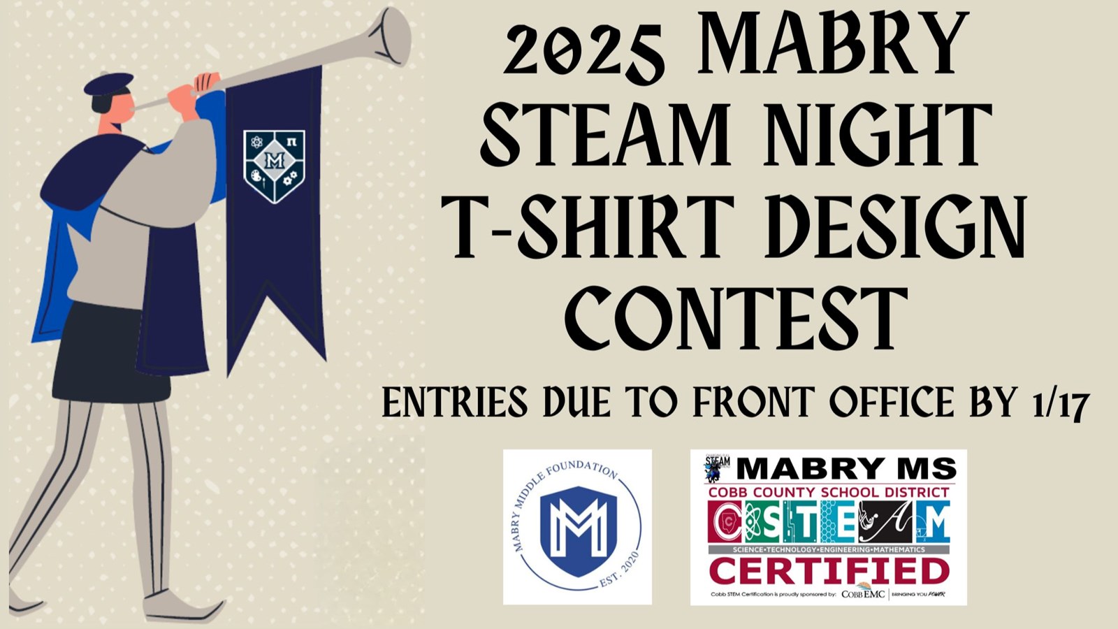 Mabry STEAM Night T-Shirt Design Contest