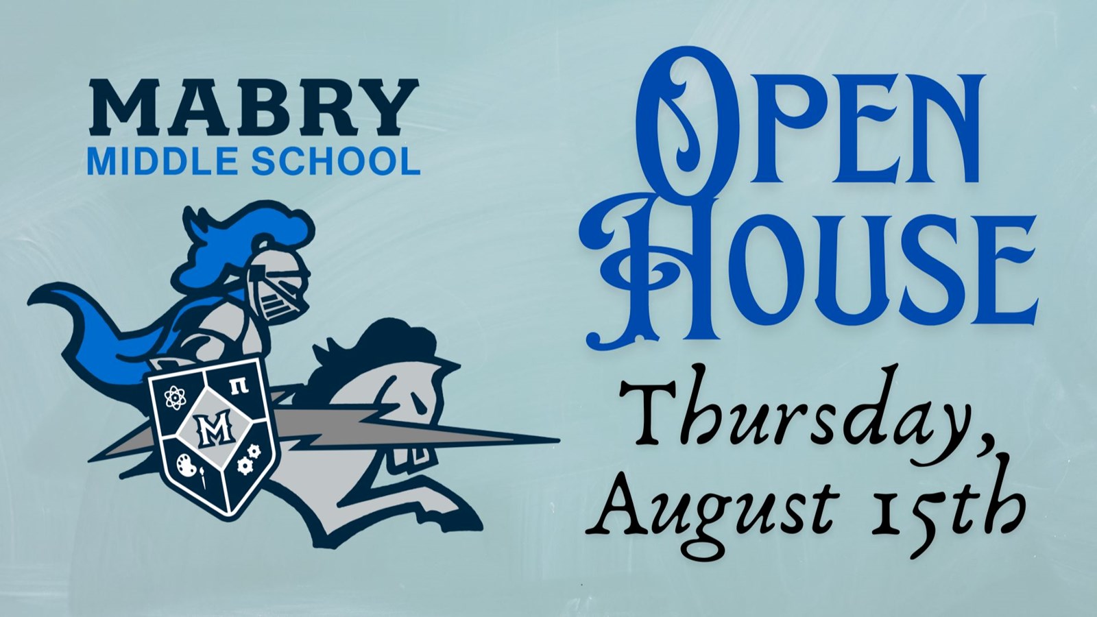 SY24-25 Open House on August 15, 2024