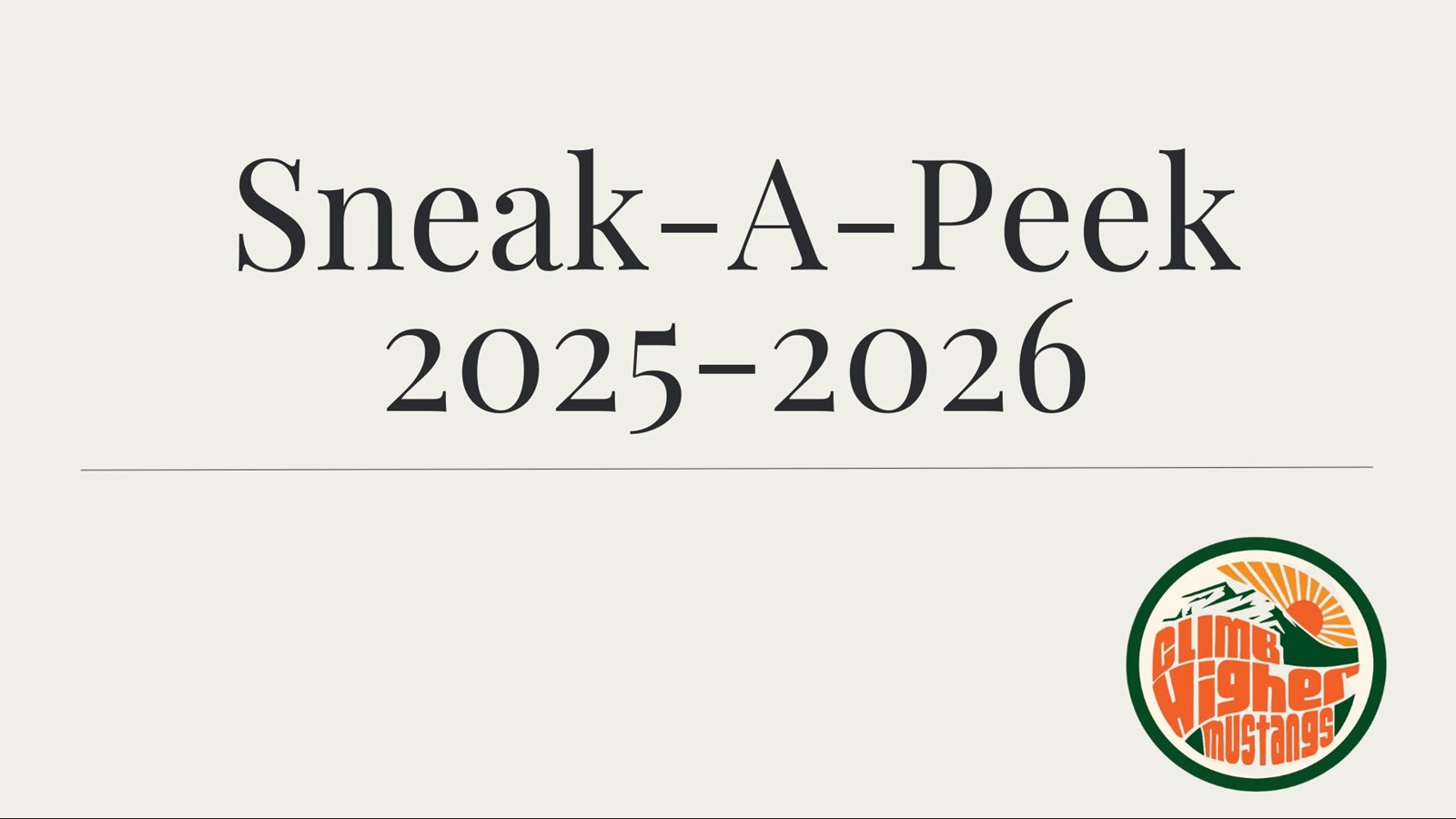 Sneak-A-Peek