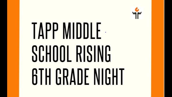 Rising 6th Grade Parent Night