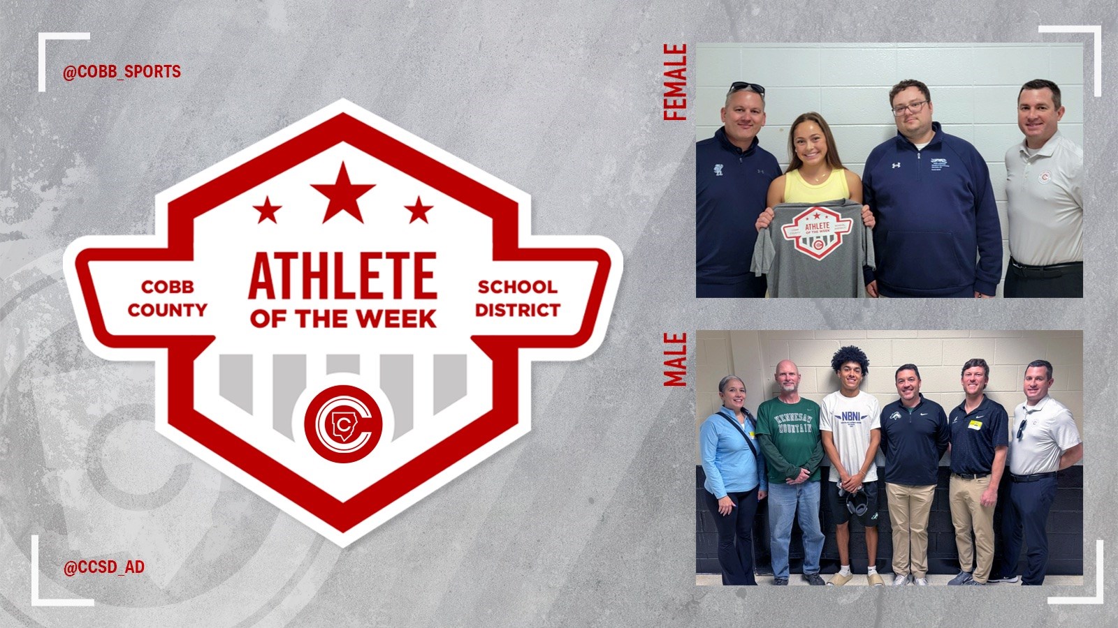 Mustang Runner and Greyhound LAXer Win Athlete of the Week Awards