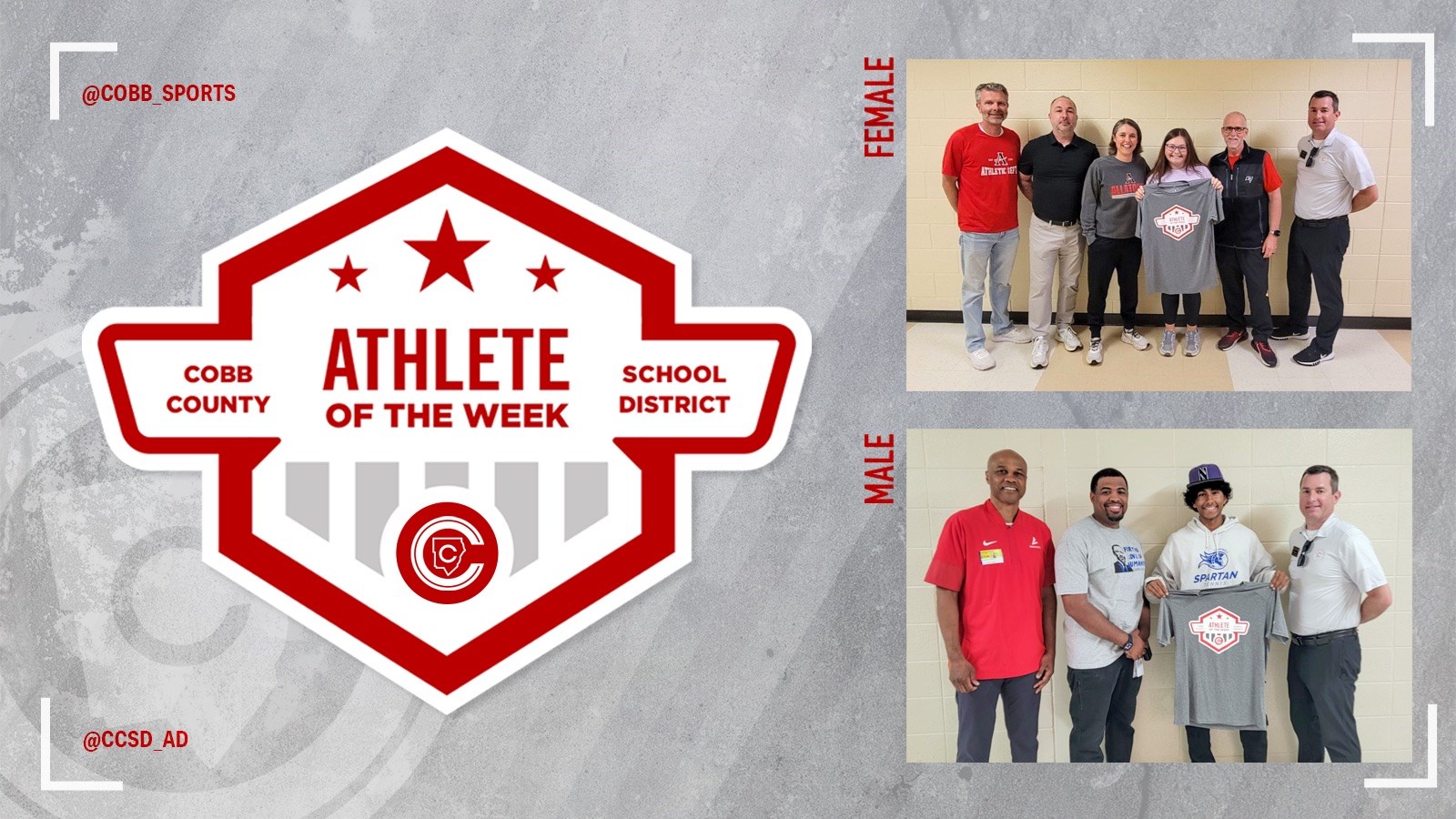 Buc Golfer and Spartan Tennis Player Win AOW