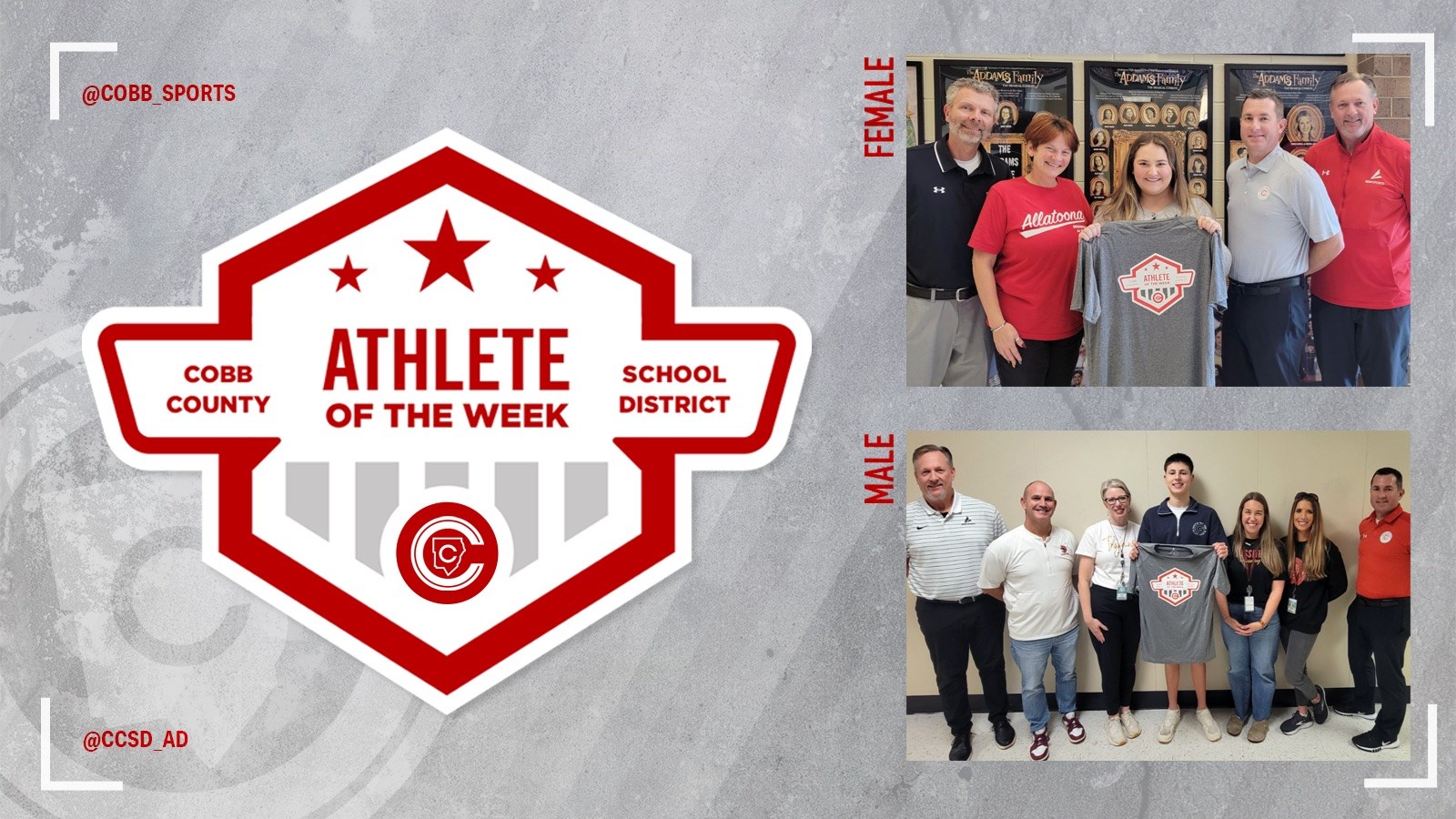 Buc Actress and Trojan Swimmer Win AOW