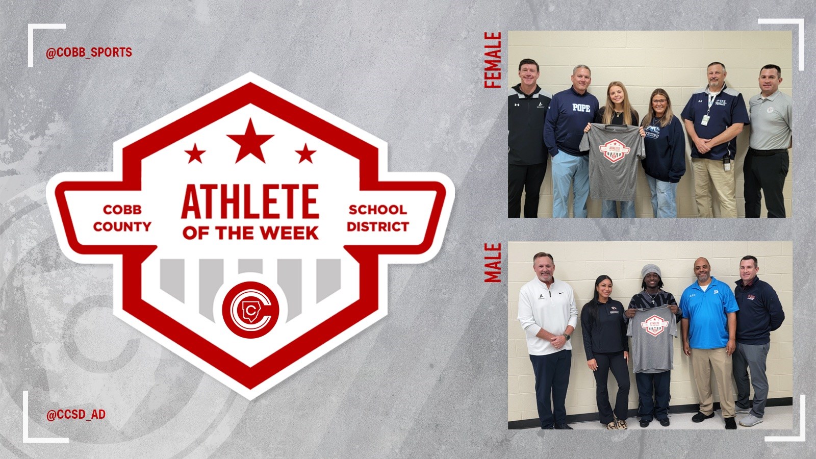 Falcon Runner and Greyhound Cheerleader Win AOW