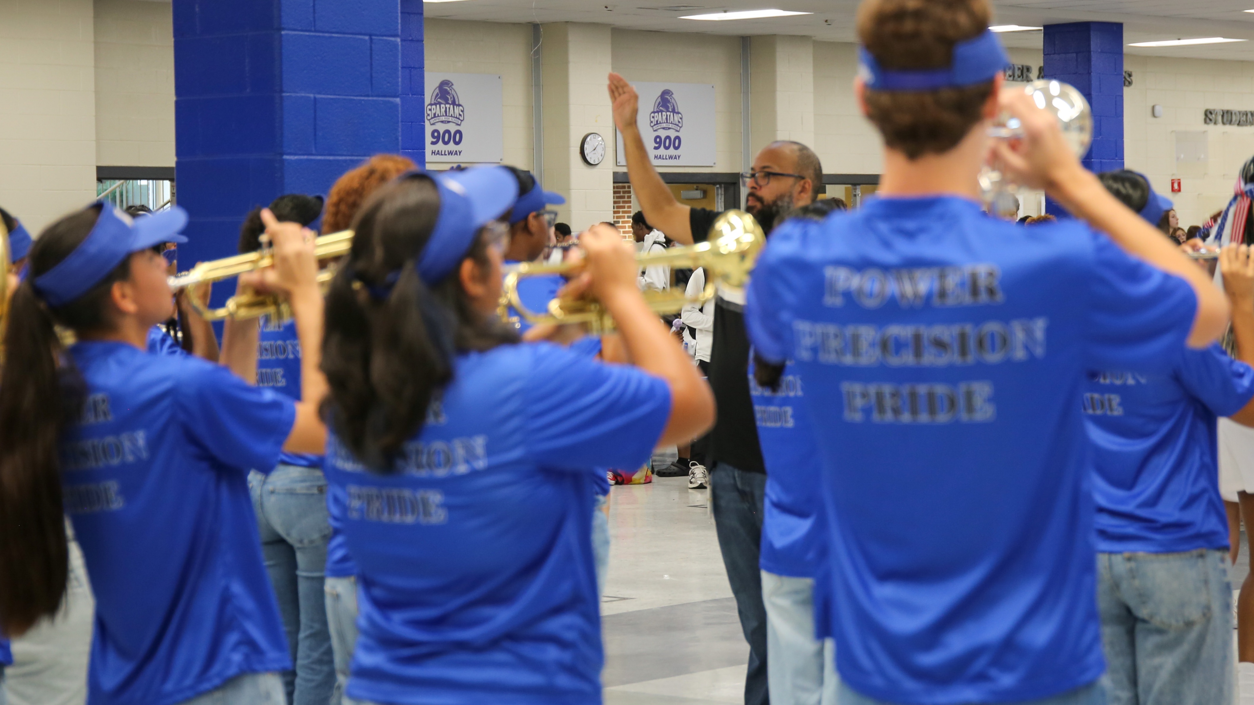 Students Bring the Boom to Campbell's Marching Band