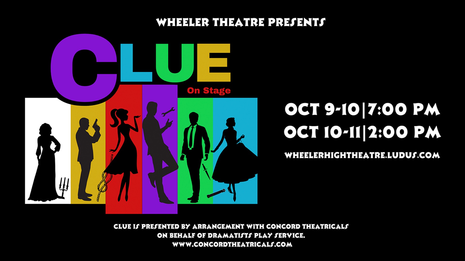 Wheeler High School Presents Clue! on Stage