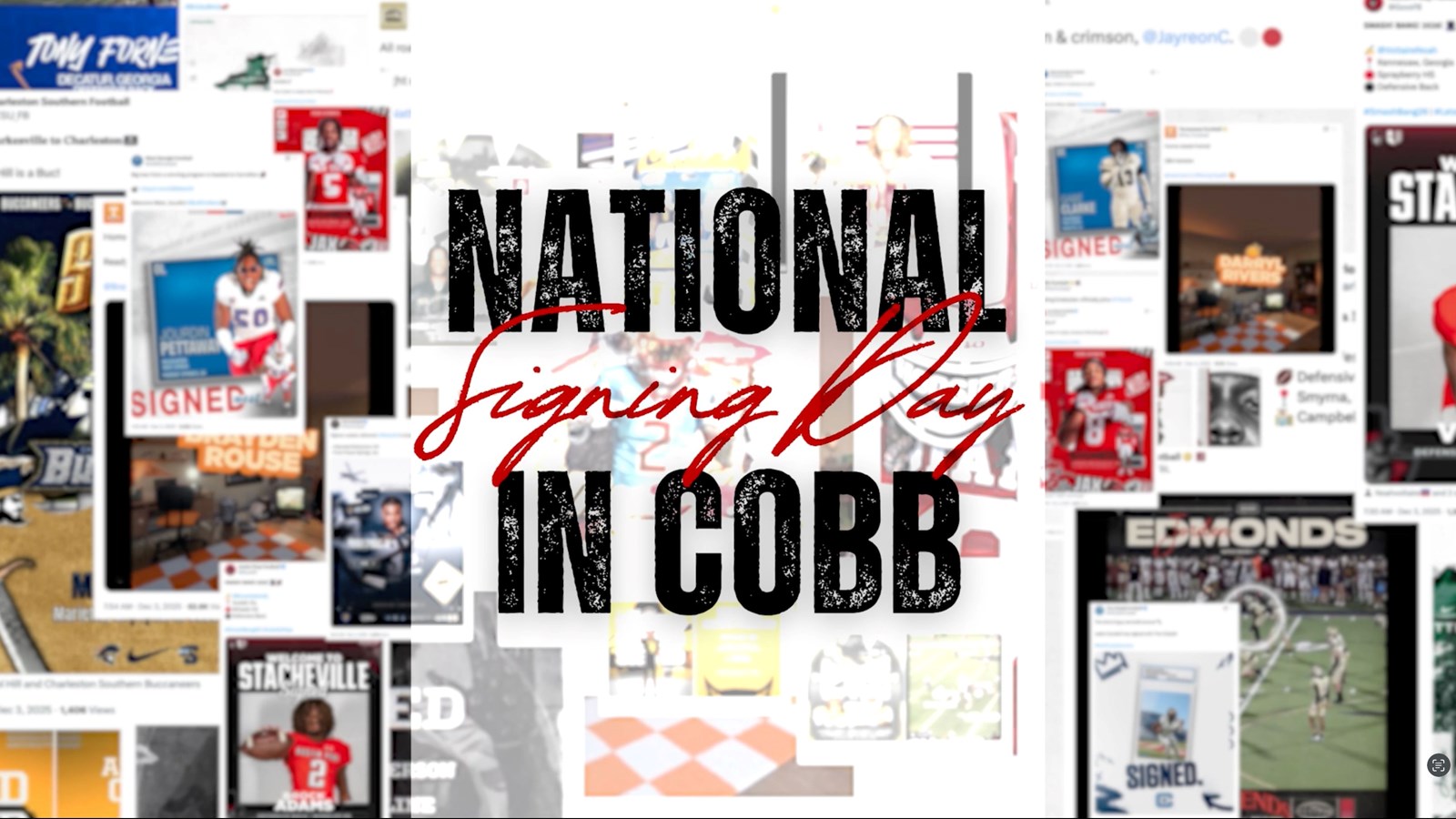 Cobb Athletes Shine on National Signing Day 