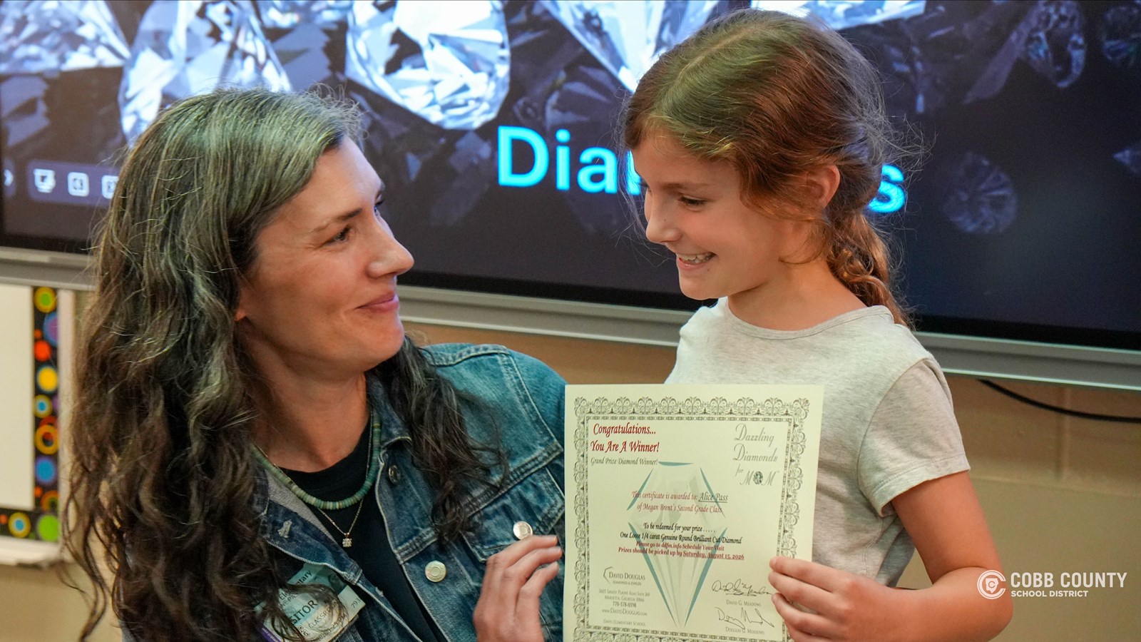 Cobb Students Surprise Moms with Dazzling Diamonds