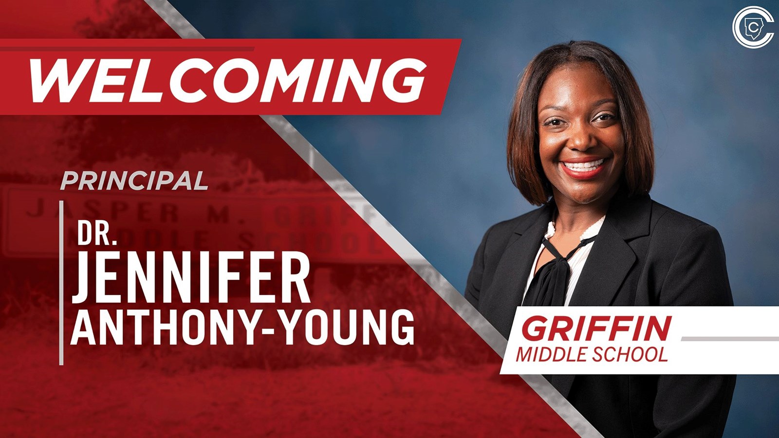 Dr. Jennifer Anthony-Young is the new principal of Griffin Middle School