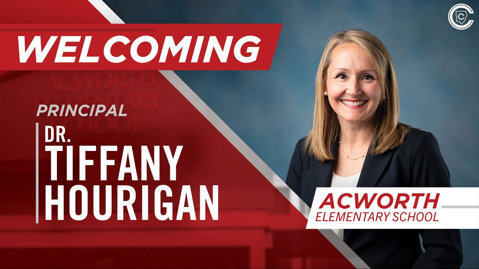 Dr. Tiffany Hourigan serves as principal of Acworth Elementary School.