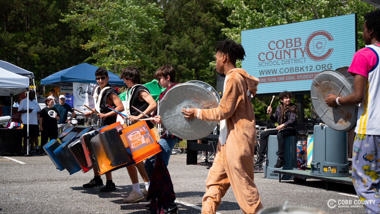 Student performers wowed the crowd during a full day of live entertainment at Kennesaw Mountain High School's annual Mountainfest.