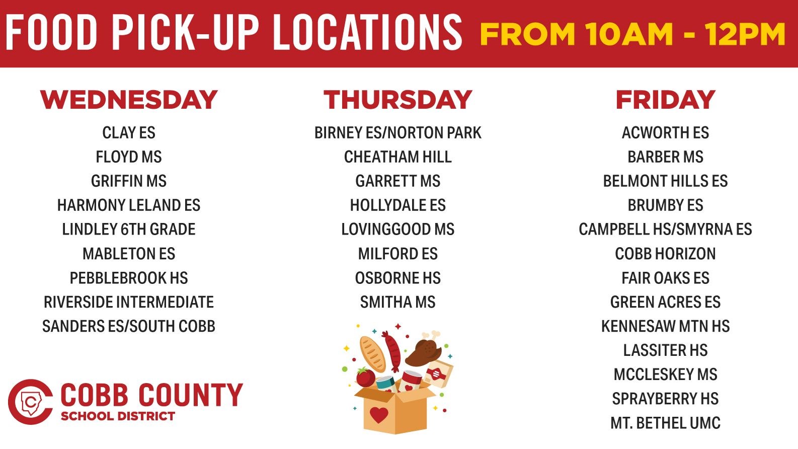 Food Pickup List image