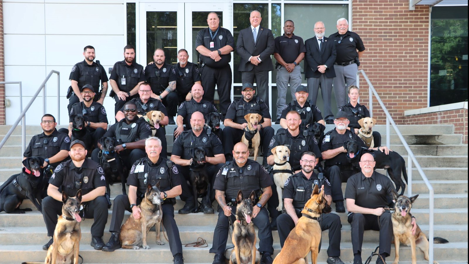 District Celebrates K-9 Sadie’s Career Alongside Fellow K-9 Officers