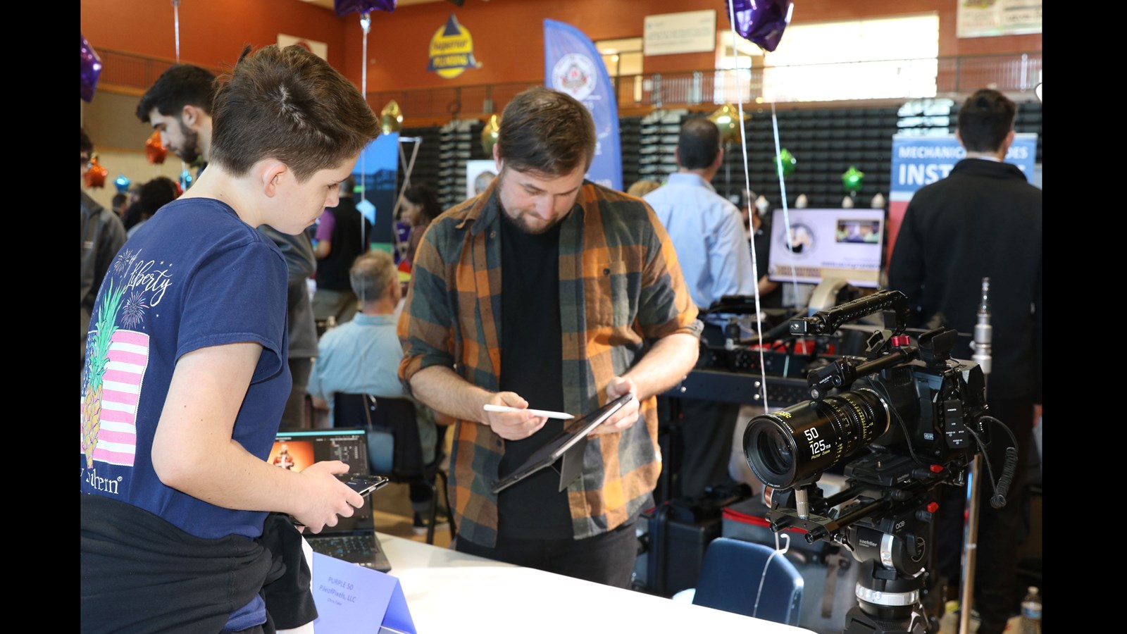 Kell High School students attend the school’s career fair to learn about job opportunities today and after graduation.