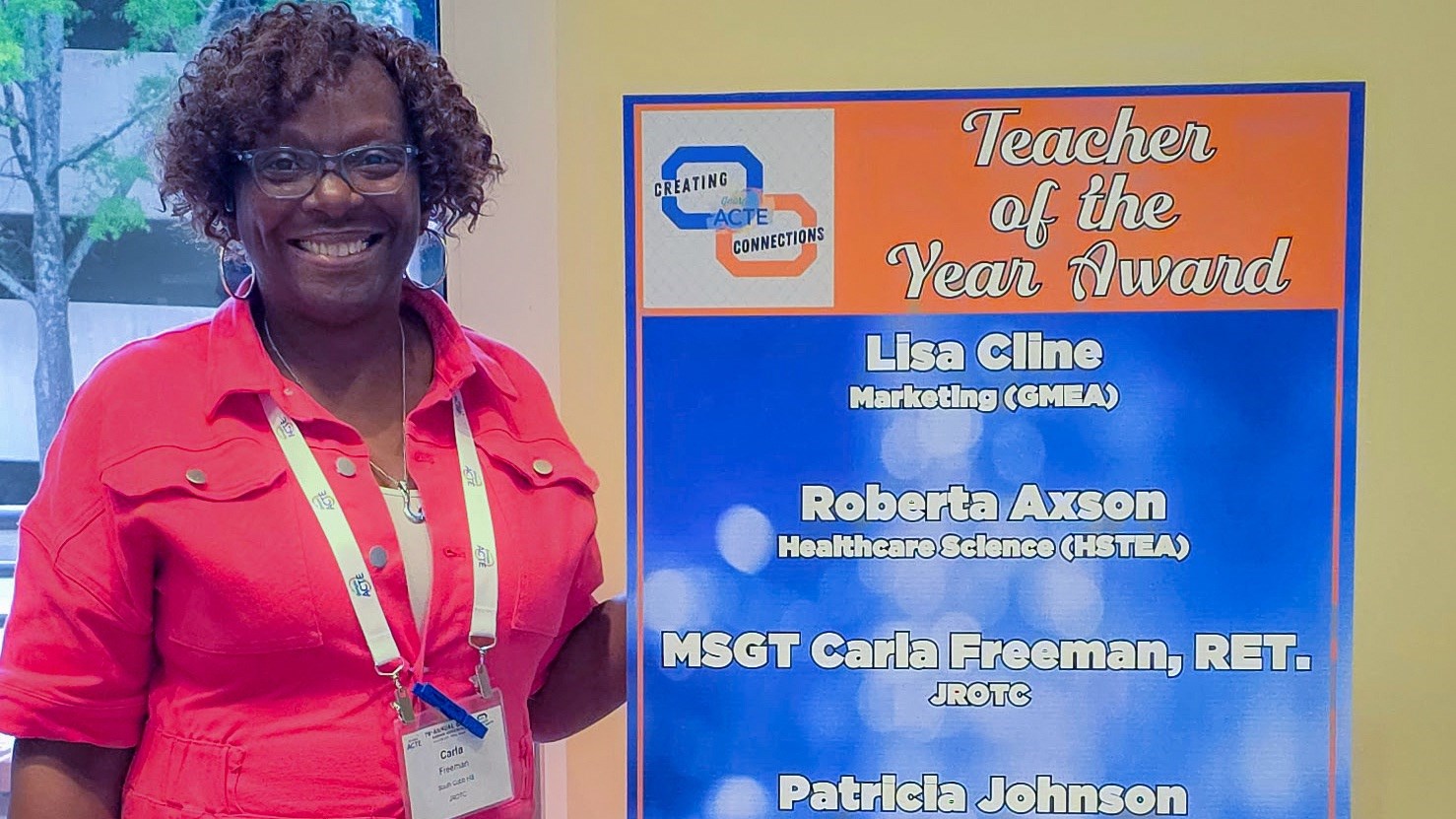 MSGT Carla Freeman JROTC TOTY