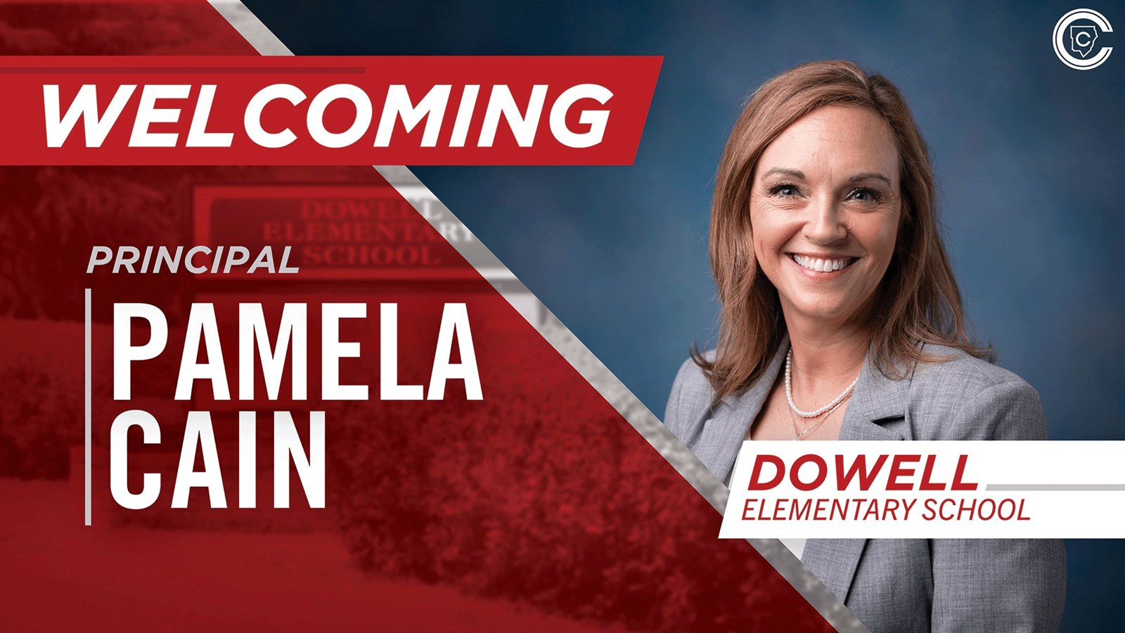 Principal Pamela Cain, Dowell Elementary School