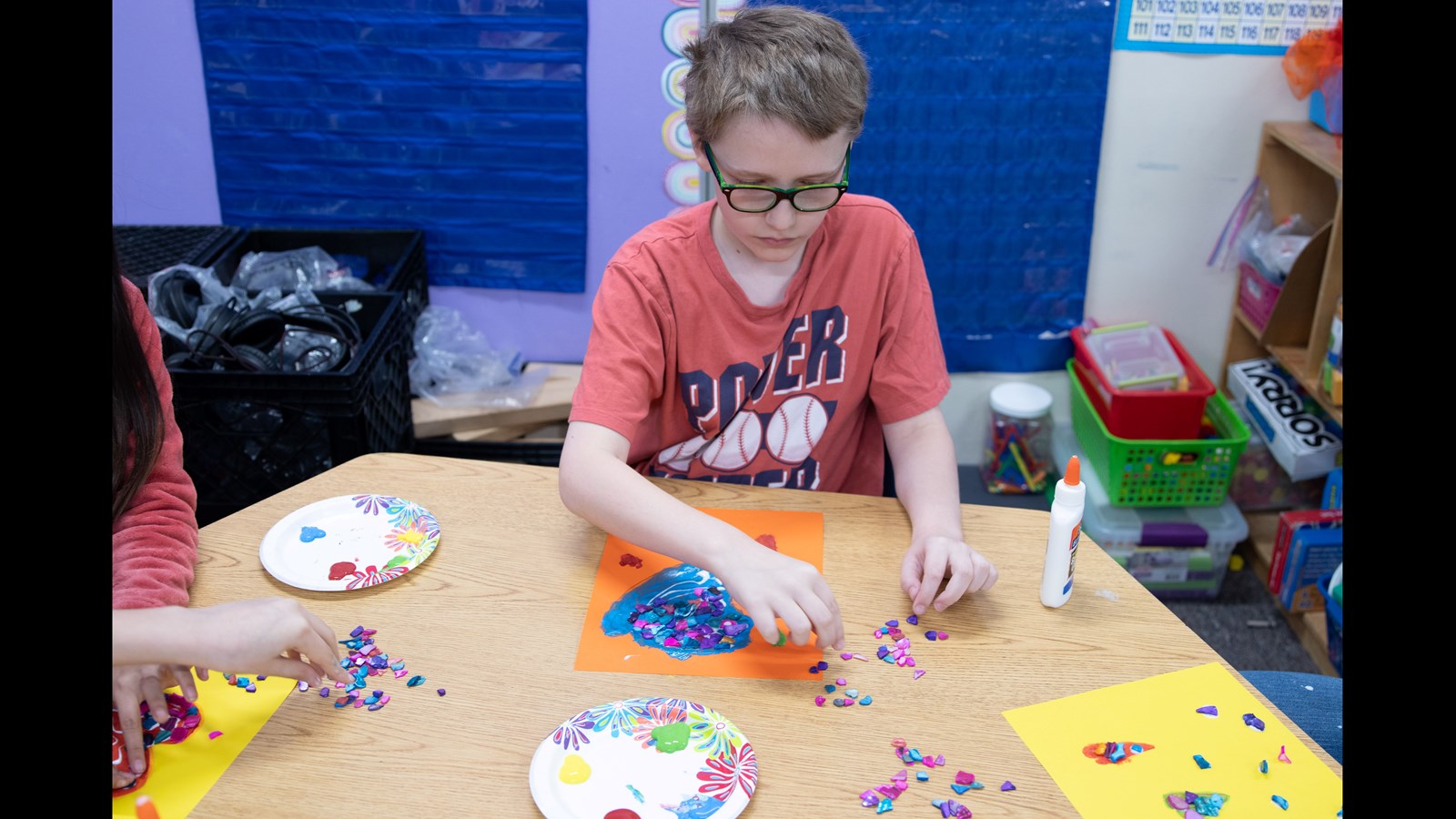 Students at Powder Springs Elementary School participate in Arts for the Heart Day.