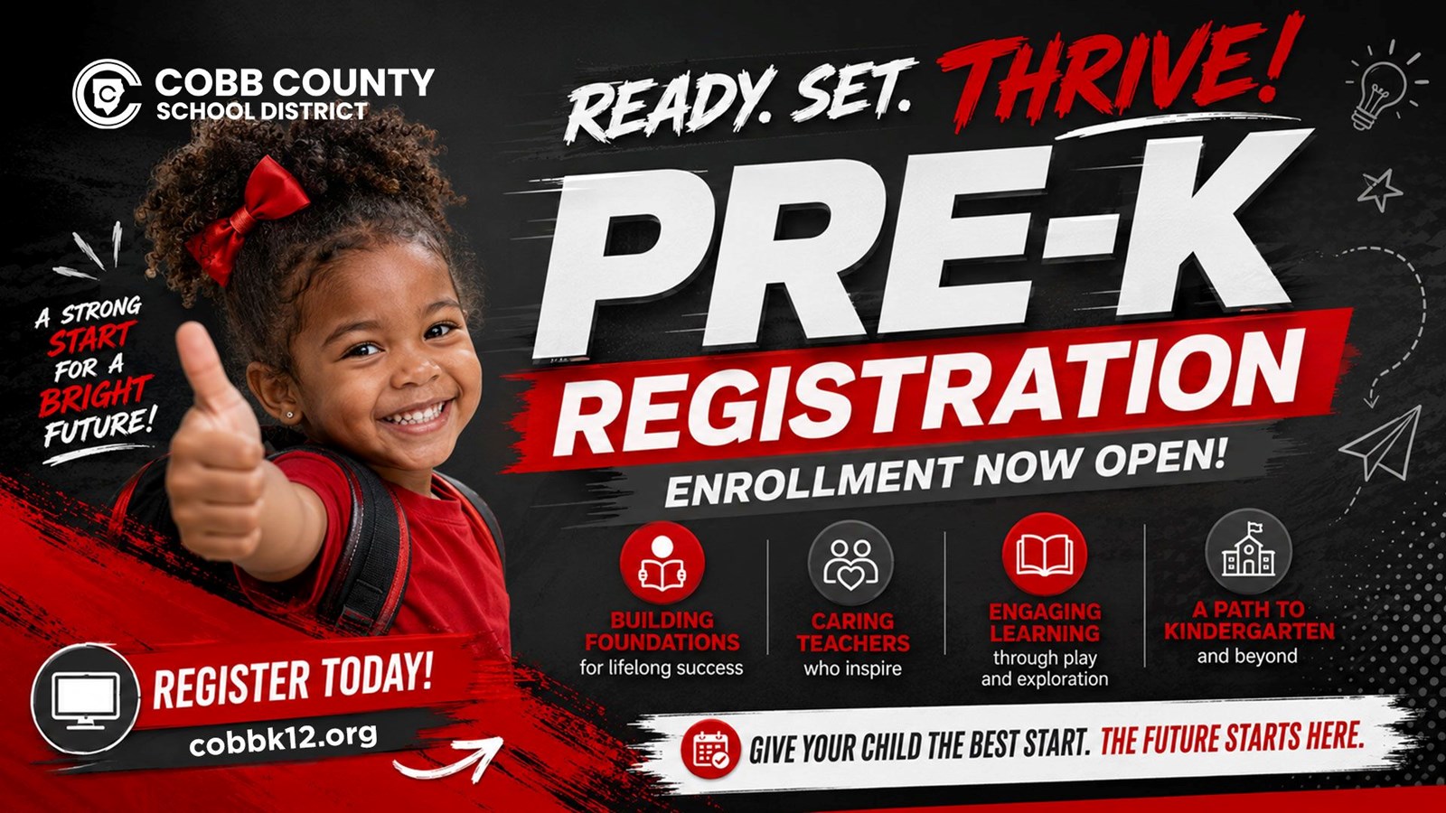 Ready, Set, Pre-K! Register Now For Cobb Pre-K