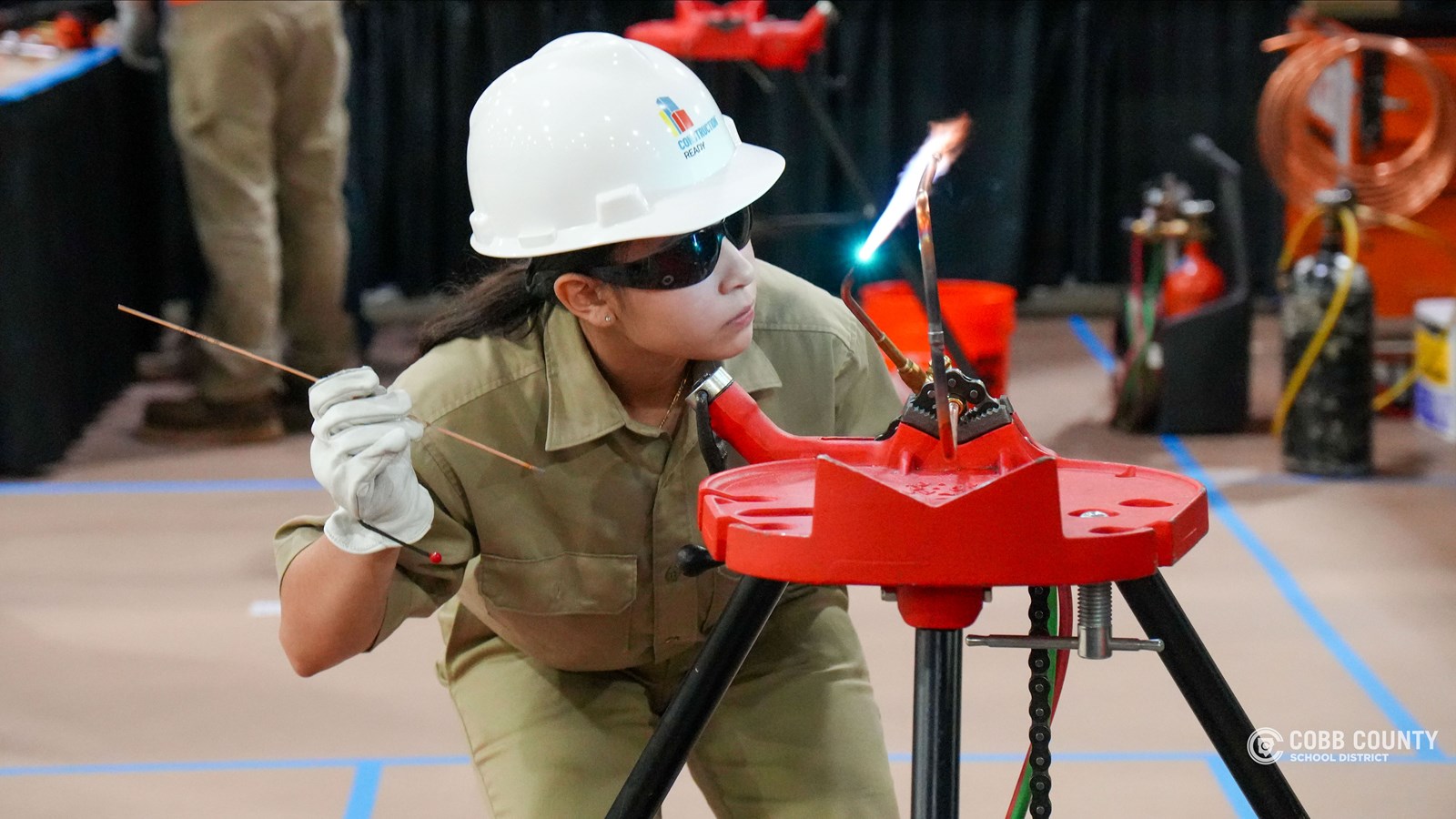 History Made! Cobb Student First Female to Win Georgia HVAC Competition