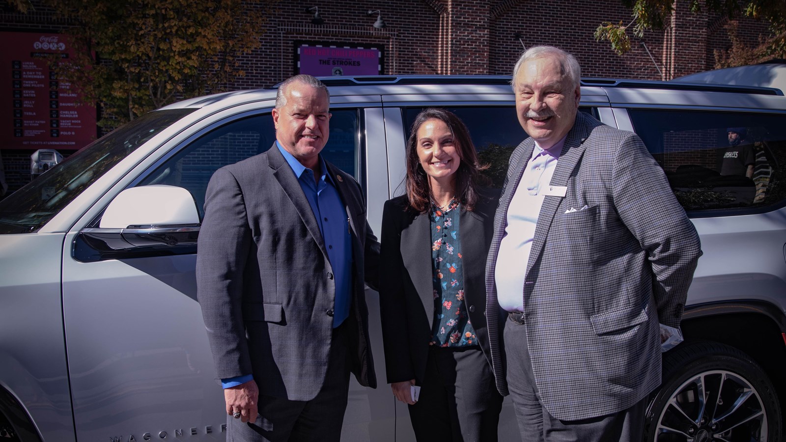 Beth Foster picks up keys to new car as TOTY