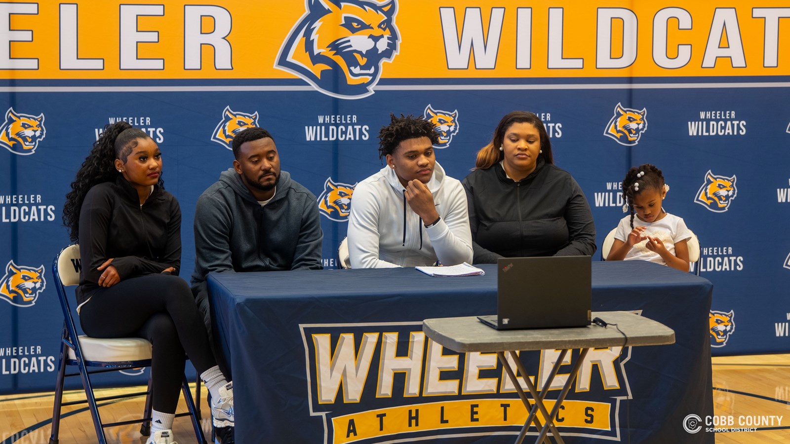 Wheeler's Colben Landrew prepares to make his college commitment announcement