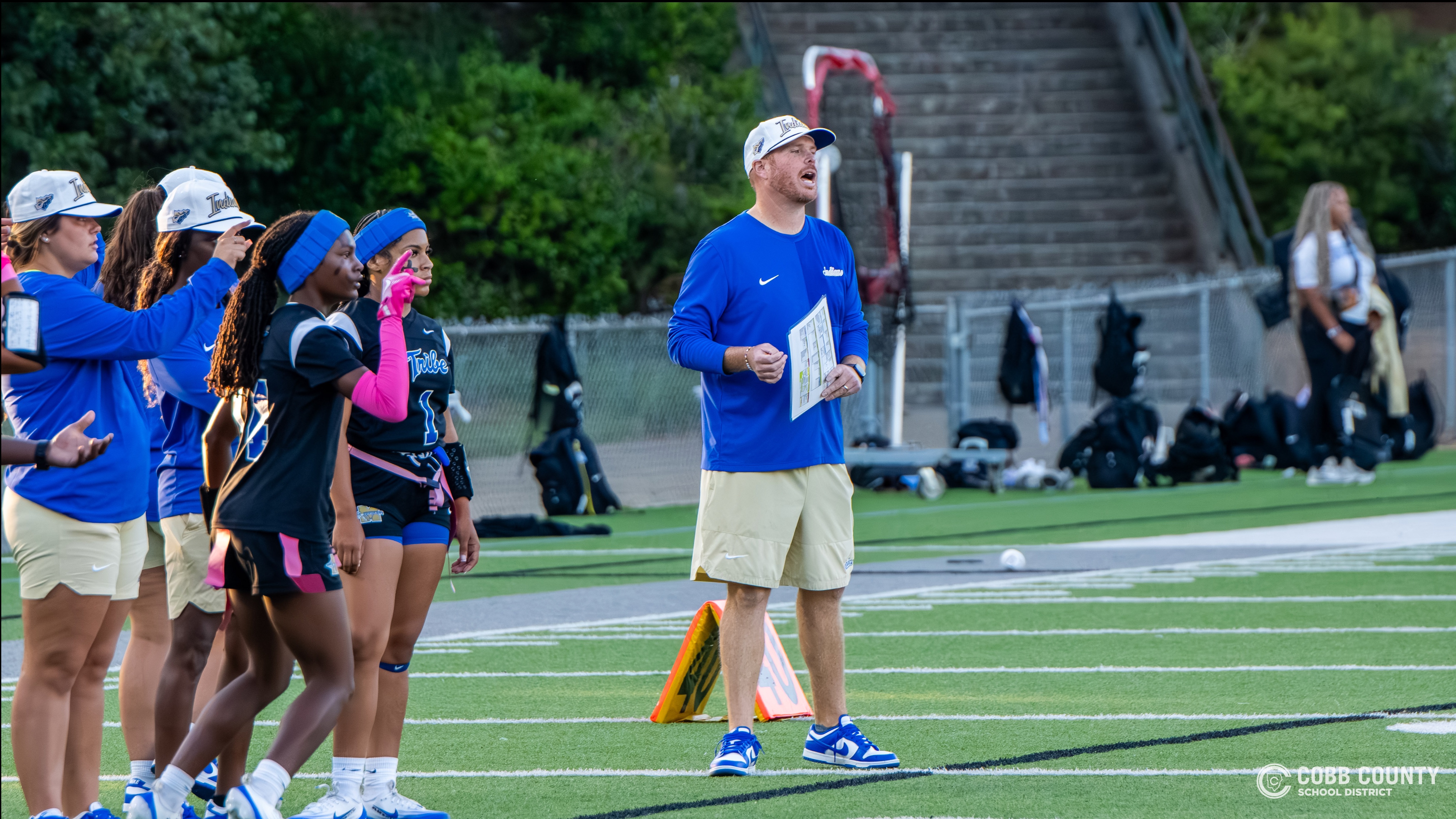 McEachern Flag Football Coach Celebrates 100th Career Win