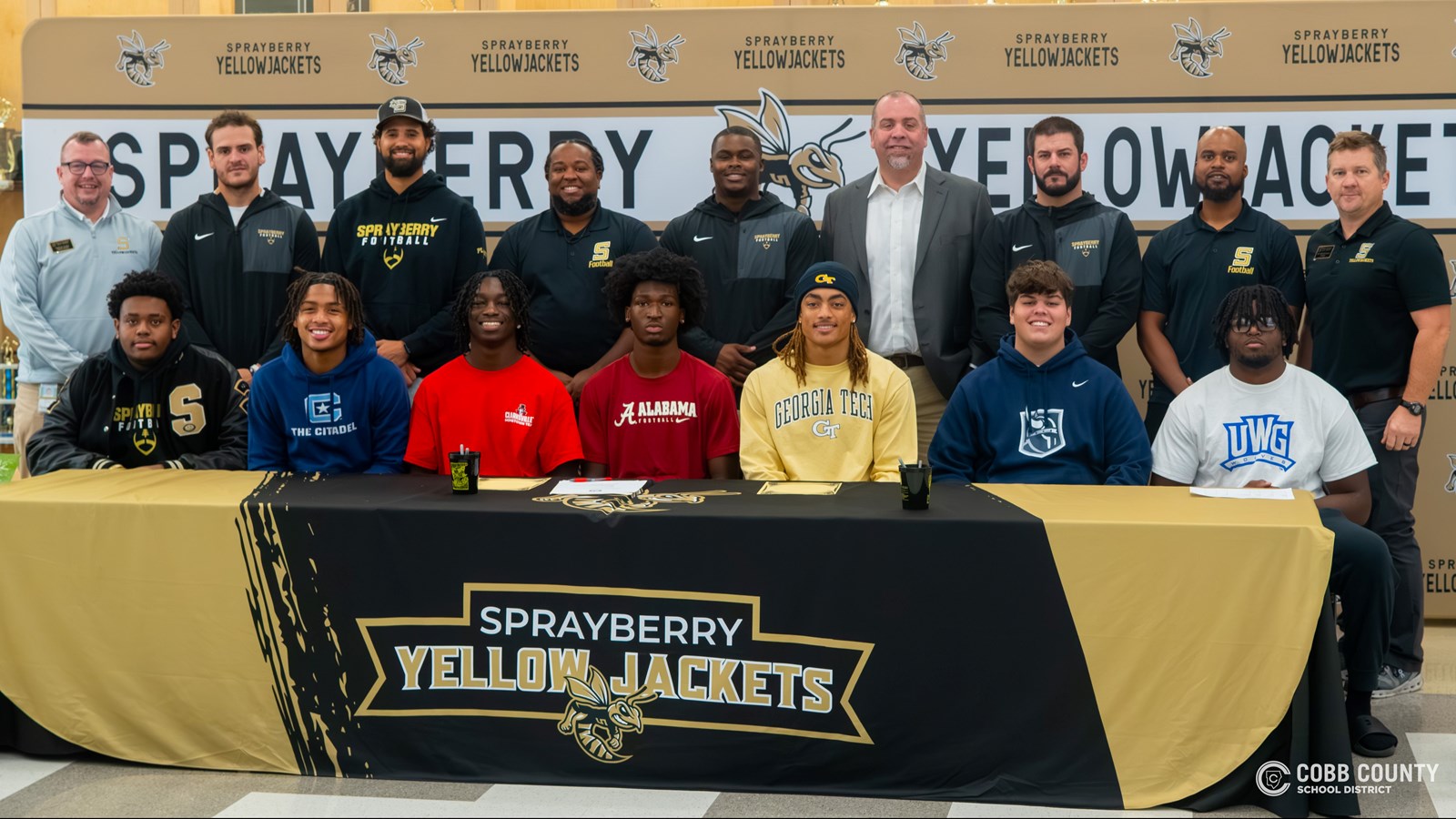 Cobb Athletes Shine on National Signing Day 
