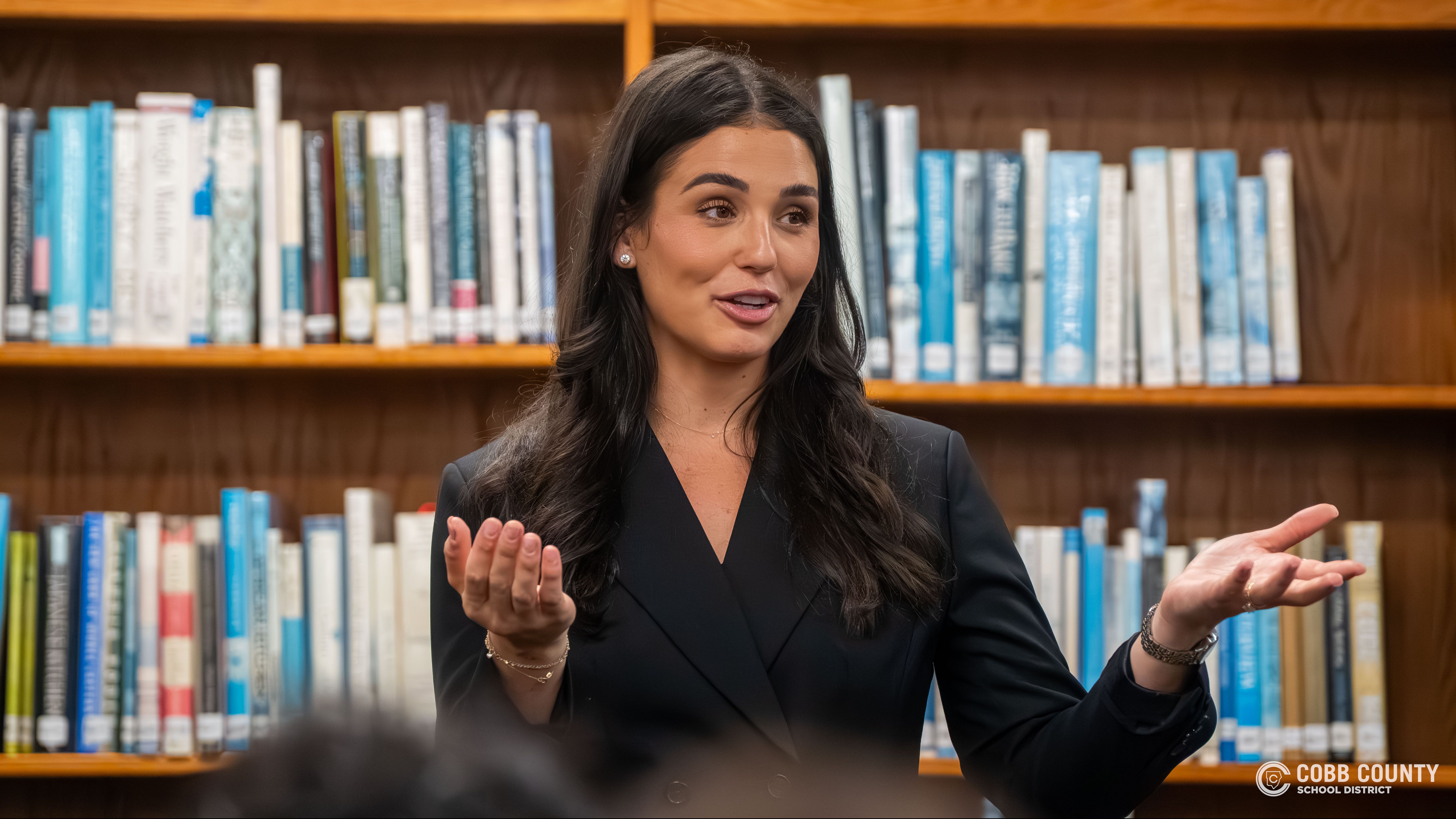 NBC Sports' Ashley ShahAhmadi Returns to Kell to Inspire Students