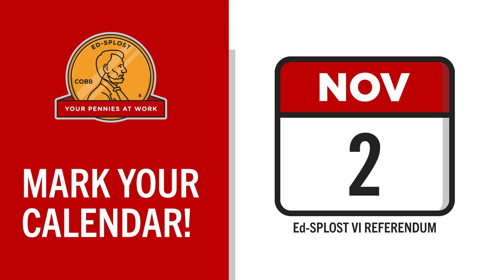 Mark Your Calendar November 2 Edsplost Referendum