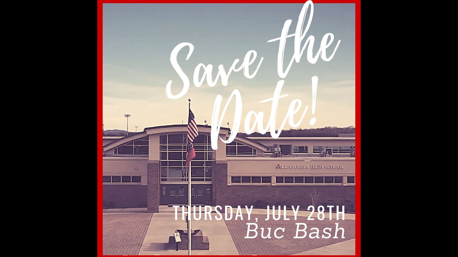 Spotlight - save the date buc bash