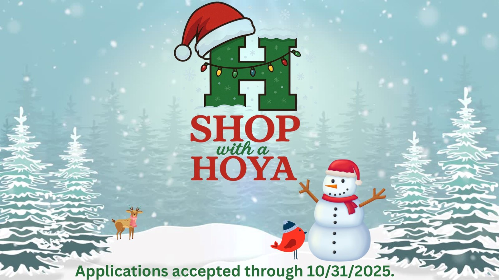 Application deadline 10/31