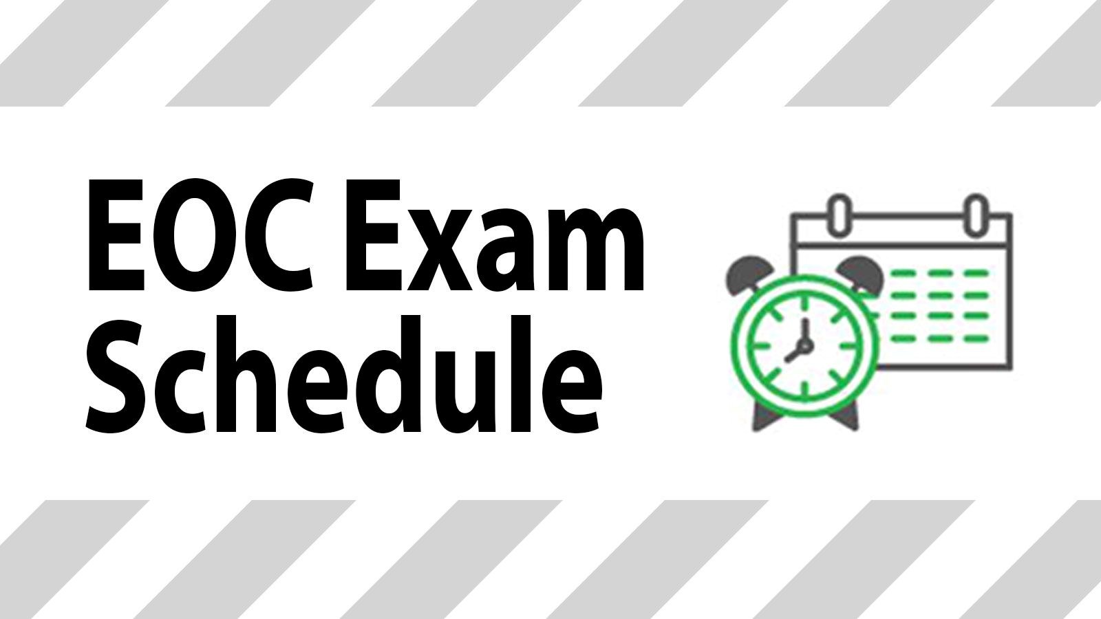 EOC Exam Schedule