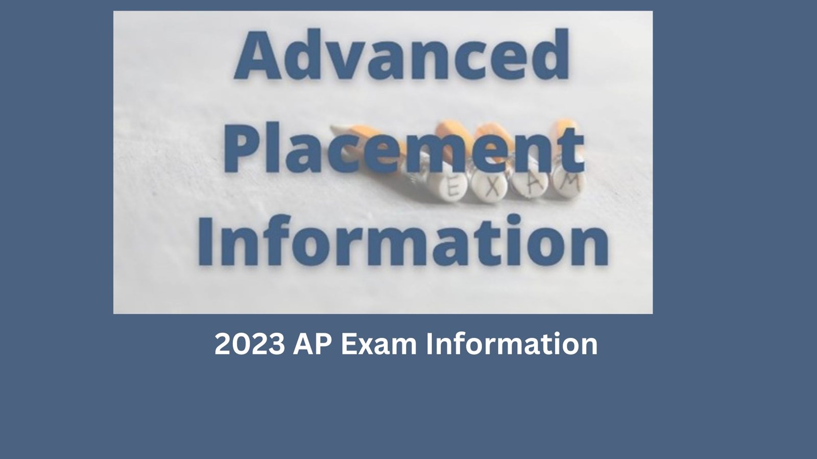 Hillgrove 2023 Advanced Placement Exam Information
